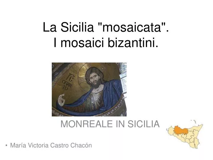 la sicilia mosaicata i mosaici bizantini