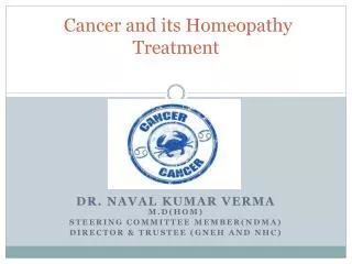 Cancer and its Homeopathy Treatment