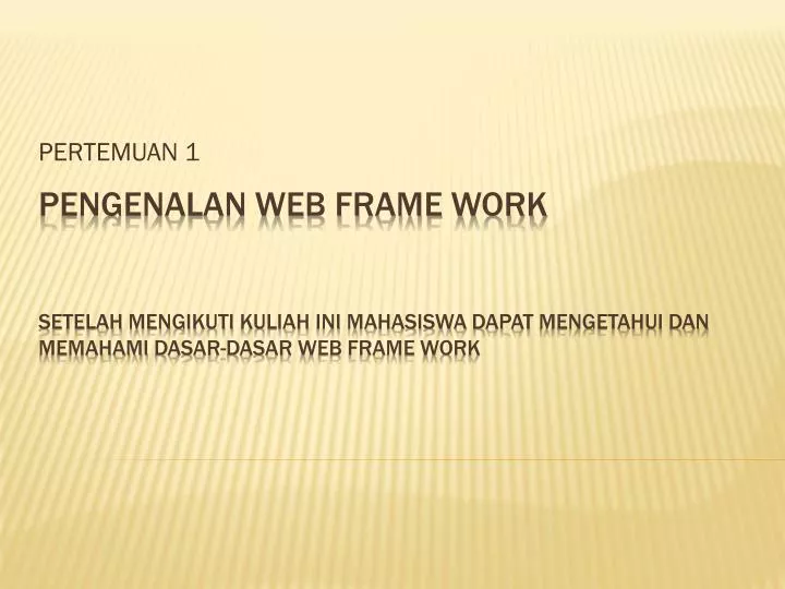 pertemuan 1