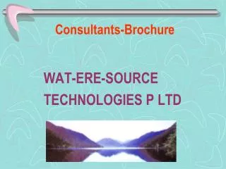 Consultants-Brochure