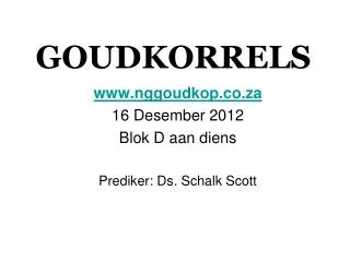 goudkorrels