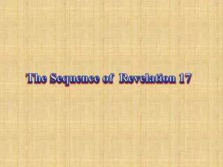 The Sequence of Revelation 17