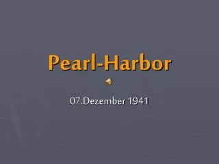 pearl harbor