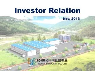 investor relation