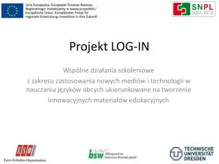 projekt log in