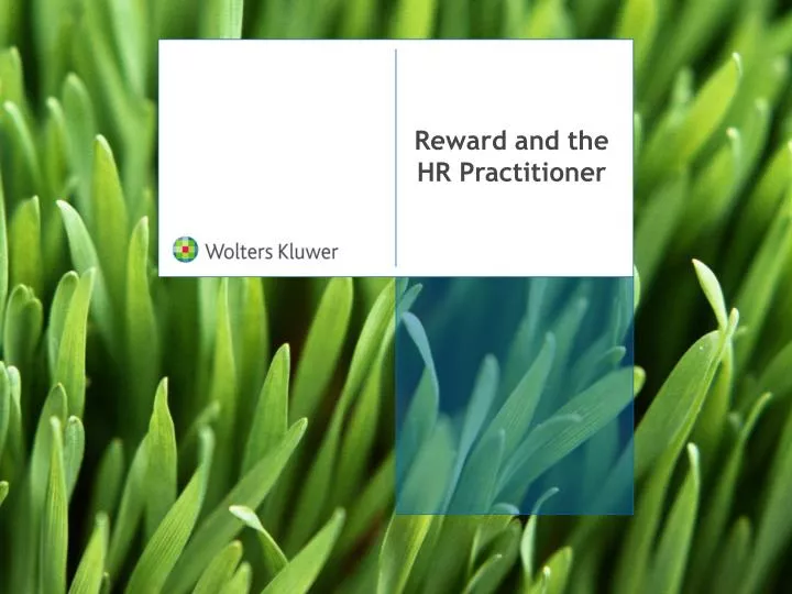 reward and the hr practitioner