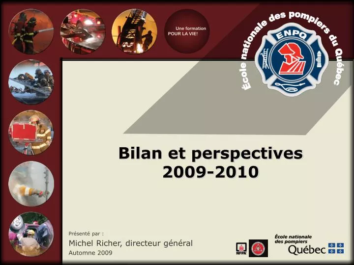 bilan et perspectives 2009 2010