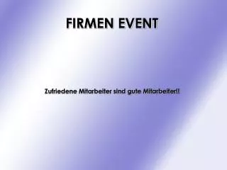 firmen event
