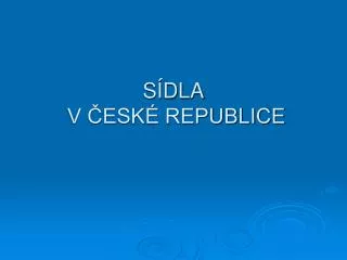 s dla v esk republice