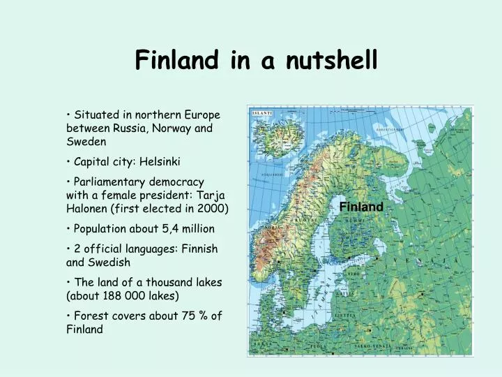 finland in a nutshell