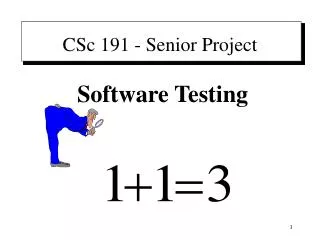 CSc 191 - Senior Project