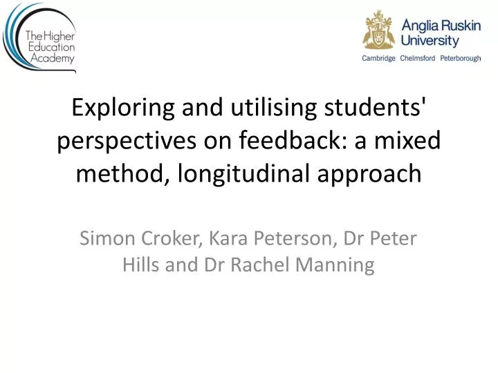 exploring and utilising students perspectives on feedback a mixed method longitudinal approach