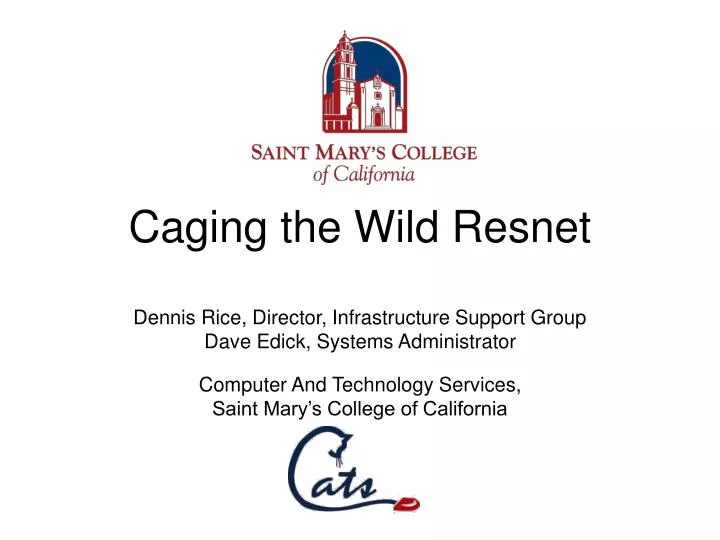 caging the wild resnet