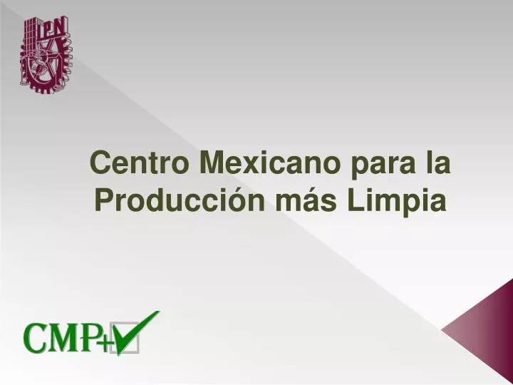 centro mexicano para la producci n m s limpia