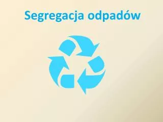 segregacja odpad w