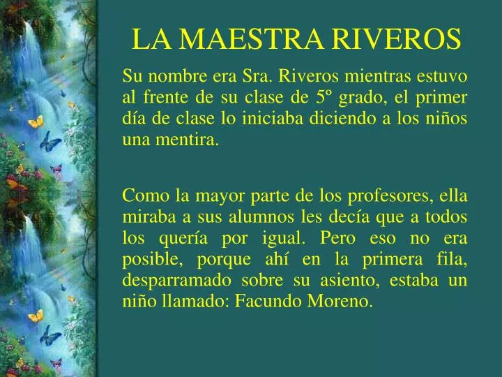 la maestra riveros