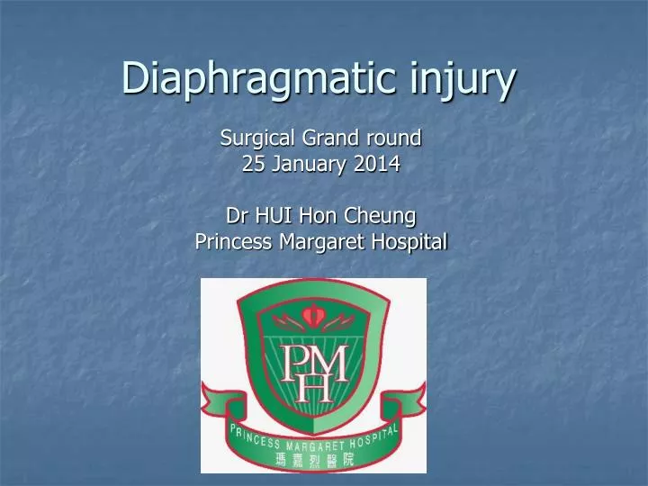diaphragmatic injury