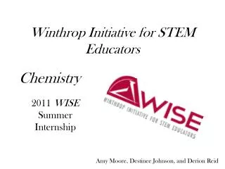 Winthrop Initiative for STEM Educators