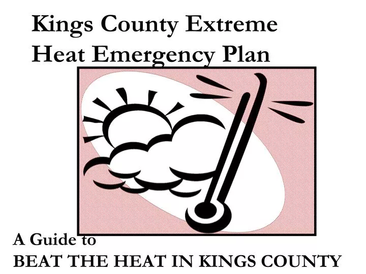 kings county extreme heat emergency plan