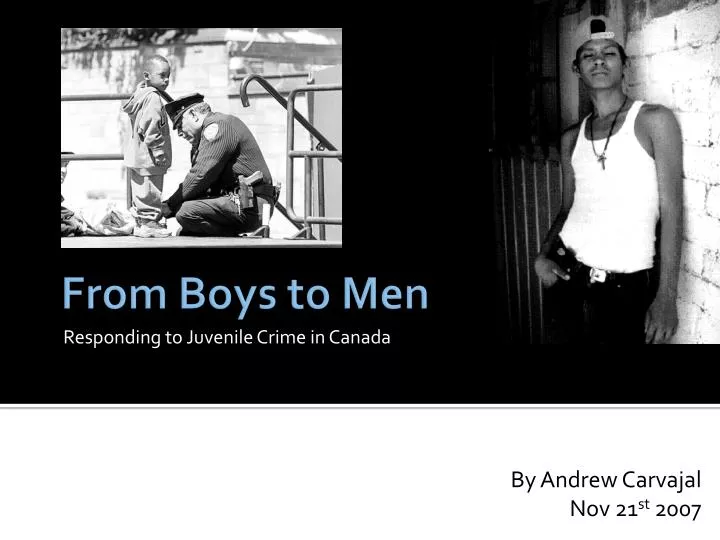responding to juvenile crime in canada