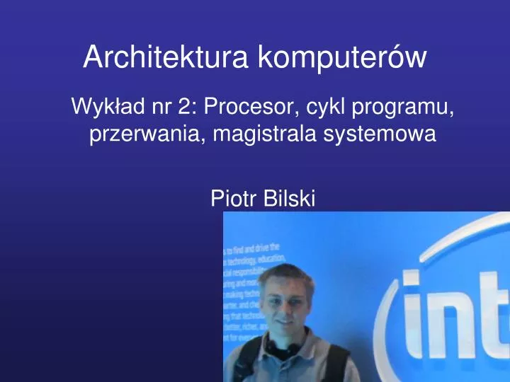 PPT - Architektura Komputerów PowerPoint Presentation, Free Download ...