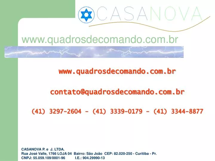 www quadrosdecomando com br