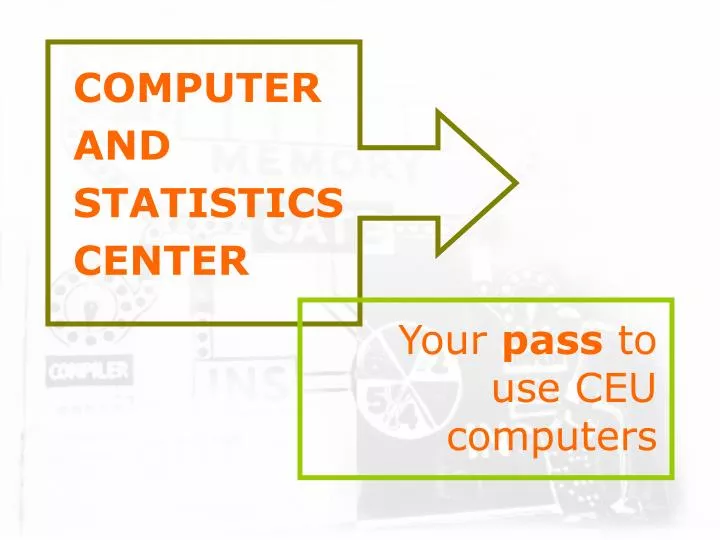 computer and statistics center