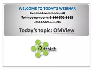 today s topic omview