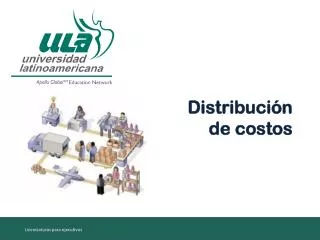 distribuci n de costos