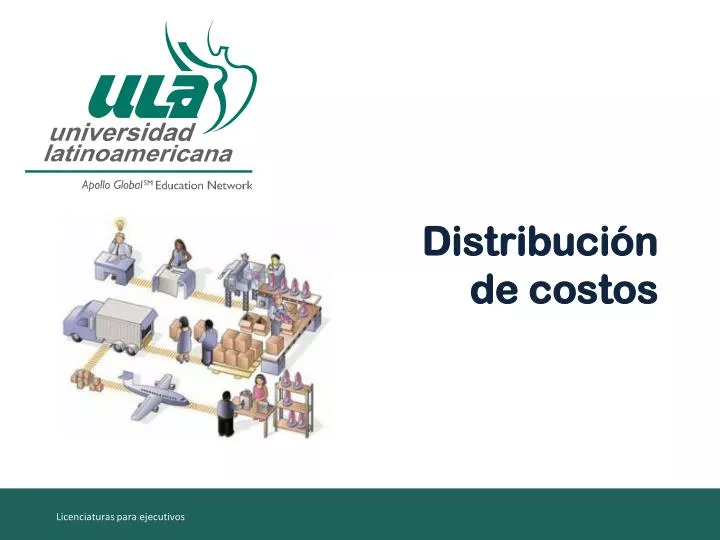 distribuci n de costos