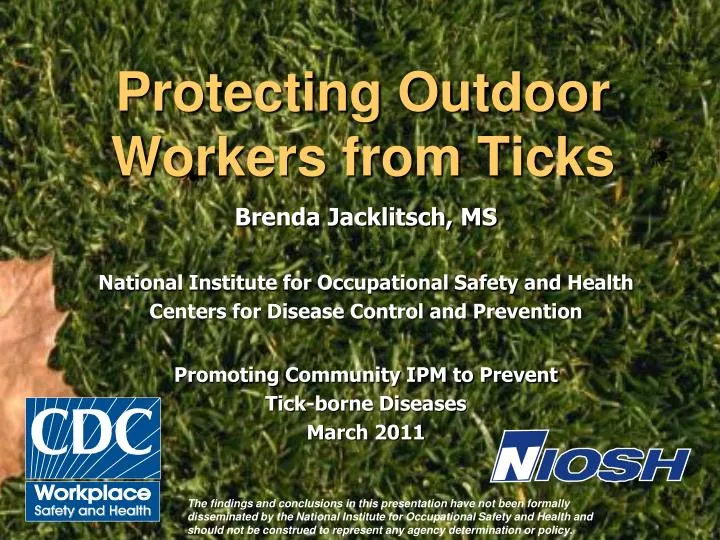 protecting outdoor workers from ticks