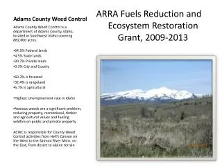 Adams County Weed Control