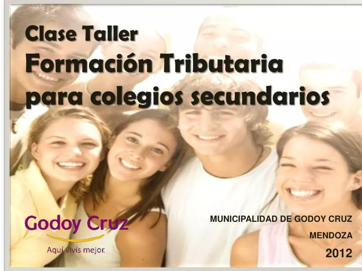 clase taller formaci n tributaria para colegios secundarios