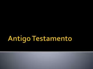 antigo testamento