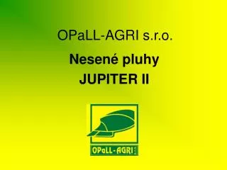 opall agri s r o