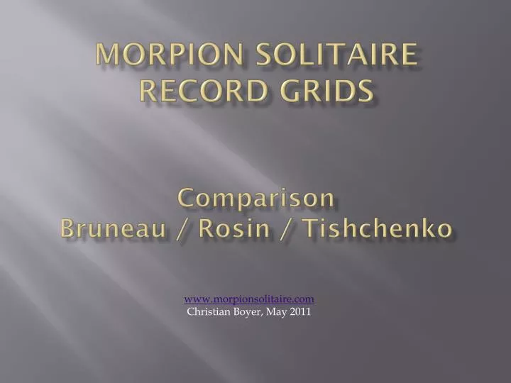 morpion solitaire record grids comparison bruneau rosin tishchenko
