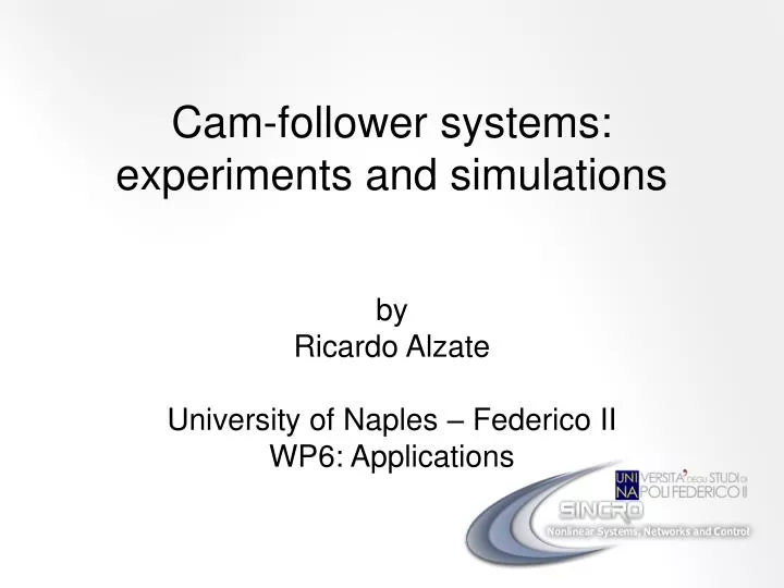 cam follower systems experiments and simulations
