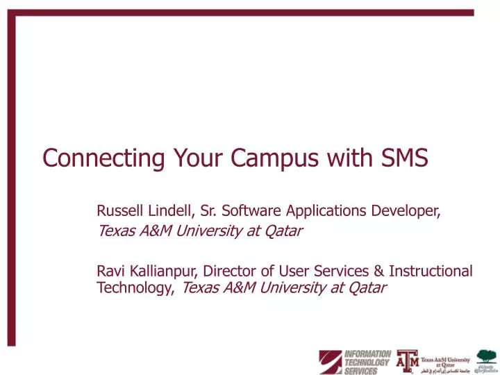 connecting your campus with sms
