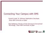 Connecting Your Campus with SMS - slide 1