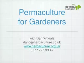Permaculture for Gardeners