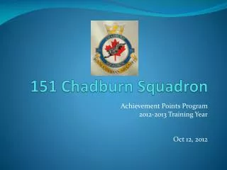 151 Chadburn Squadron