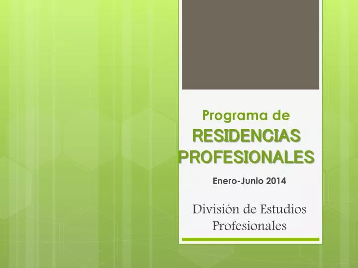 programa de residencias profesionales