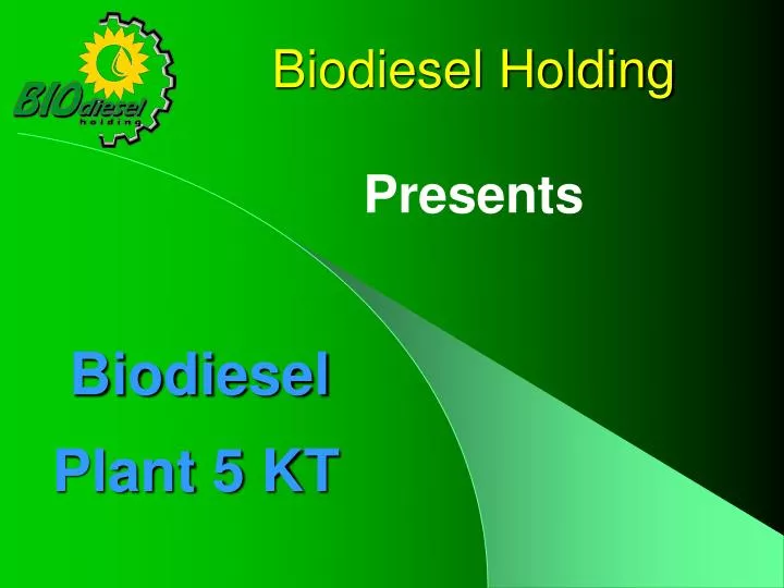 biodiesel plant 5 kt