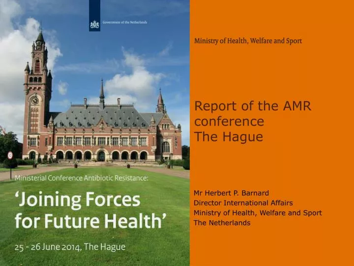 report of the amr conference the hague