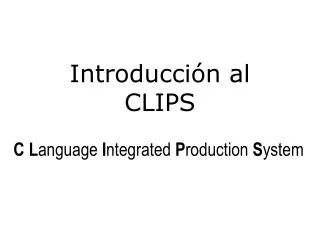 introducci n al clips