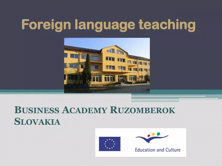foreign language teaching