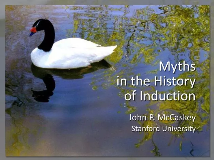 myths in the history of induction