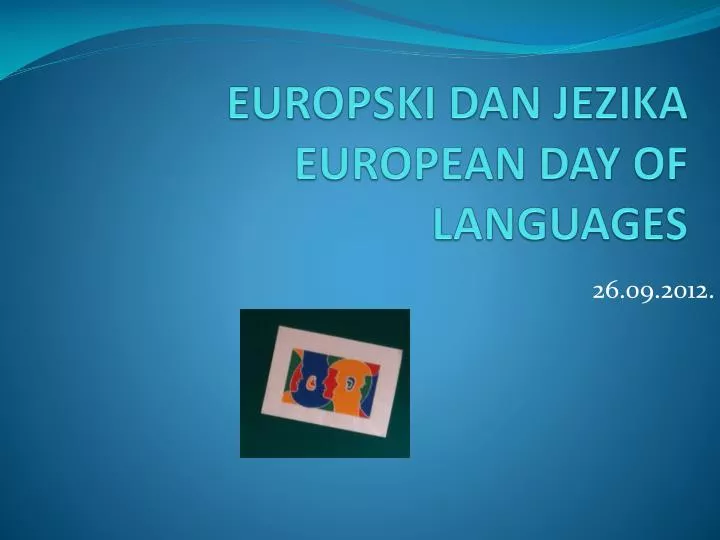 europski dan jezika european day of languages