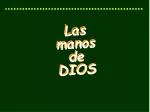 Las manos de DIOS - slide 1