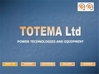 POWER TECHNOLOGIES AND EQUIPMENT